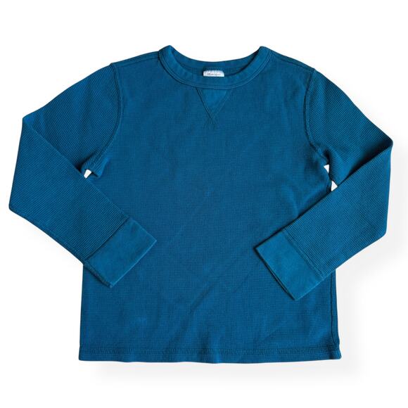 Hanna Andersson Blue Thermal Crew Top 120cm 6/7 - Picture 1 of 7